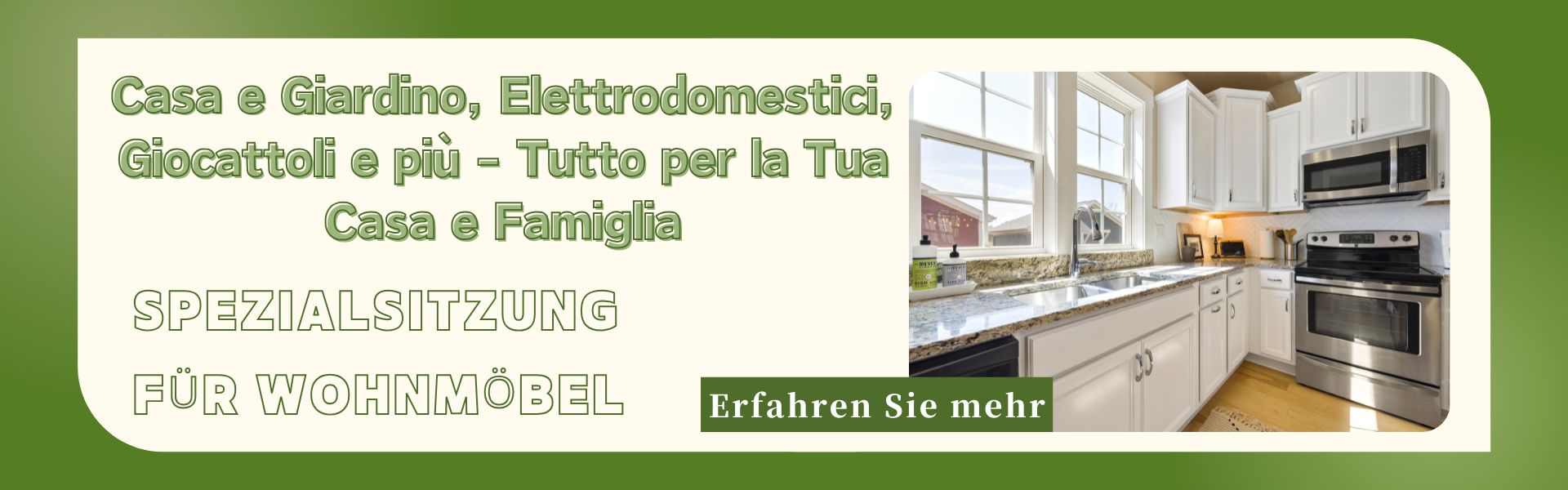 Casa e Giardino, Elettrodomestici, Giocattoli e più - Tutto per la Tua Casa e Famiglia